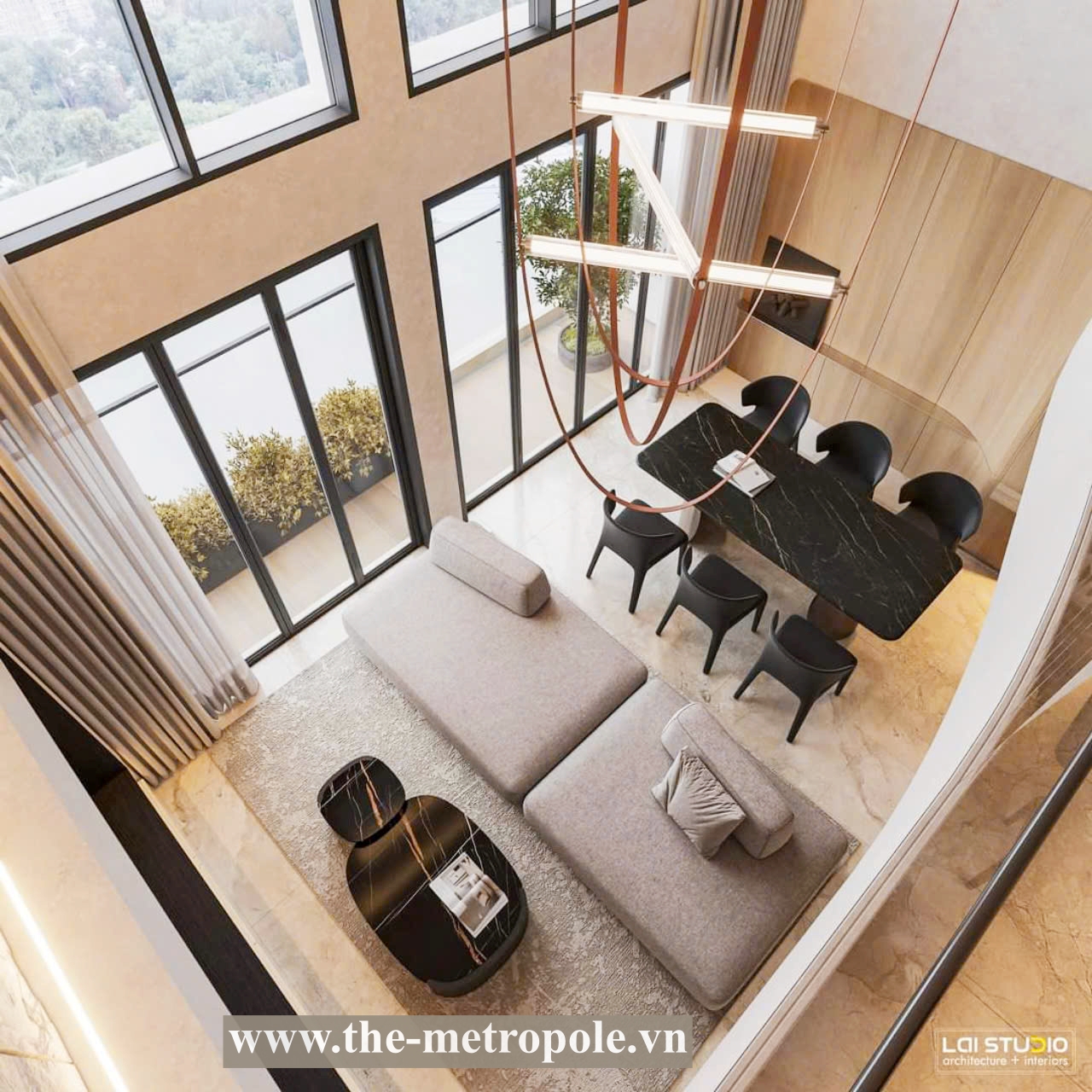 Picture of The most beautiful penthouse for rent in The Metropole Thu Thiem ...